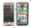 The Gray & Navy Blue Chevron Skin Samsung Galaxy S5 frē LifeProof Case.png