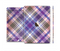 The Gray & Purple Plaid Layered Pattern V5 Skin Set for the Apple iPad Pro