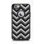 The Gray Toned Layered CHevron Pattern Apple iPhone 6 Otterbox Defender Case Skin Set