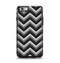 The Gray Toned Layered CHevron Pattern Apple iPhone 6 Otterbox Symmetry Case Skin Set