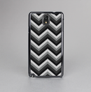 The Gray Toned Layered CHevron Pattern Skin-Sert Case for the Samsung Galaxy Note 3