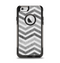 The Gray Toned Wide Vintage Chevron Pattern Apple iPhone 6 Otterbox Commuter Case Skin Set