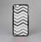 The Gray Toned Wide Vintage Chevron Pattern Skin-Sert Case for the Apple iPhone 6 Plus