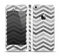 The Gray Toned Wide Vintage Chevron Pattern Skin Set for the Apple iPhone 5