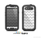 The Gray & White Chevron Pattern Skin For The Samsung Galaxy S3 LifeProof Case