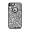 The Gray & White Floral Sprout Apple iPhone 6 Otterbox Defender Case Skin Set