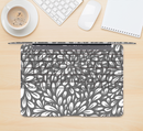 The Gray & White Floral Sprout Skin Kit for the 12" Apple MacBook (A1534)
