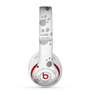 The Gray & White Large Paw Prints Skin for the Beats by Dre Studio (2013+ Version) Headphones