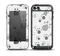 The Gray & White Large Paw Prints Skin for the iPod Touch 5th Generation frē LifeProof Case