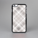 The Gray & White Plaid Layered Pattern V5 Skin-Sert Case for the Apple iPhone 6 Plus