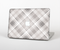 The Gray & White Plaid Layered Pattern V5 Skin Set for the Apple MacBook Air 11"