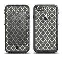 The Gray & White Seamless Morocan Pattern Apple iPhone 6/6s LifeProof Fre Case Skin Set