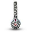 The Gray & White Seamless Morocan Pattern Skin for the Beats by Dre Mixr Headphones