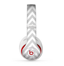 The Gray & White Sharp Chevron Pattern Skin for the Beats by Dre Studio (2013+ Version) Headphones