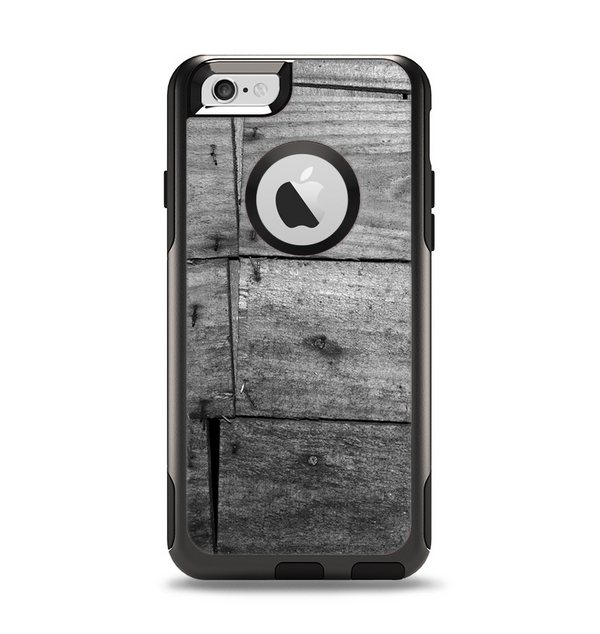 The Gray Worn Wooden Planks Apple iPhone 6 Otterbox Commuter Case Skin Set