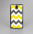 The Gray & Yellow Chevron Pattern Skin-Sert Case for the Samsung Galaxy Note 3