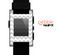 The Gray & White Chevron Pattern Skin for the Pebble SmartWatch
