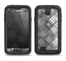 The Grayscale Layer Checkered Pattern Samsung Galaxy S4 LifeProof Fre Case Skin Set