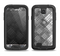 The Grayscale Layer Checkered Pattern Samsung Galaxy S4 LifeProof Fre Case Skin Set