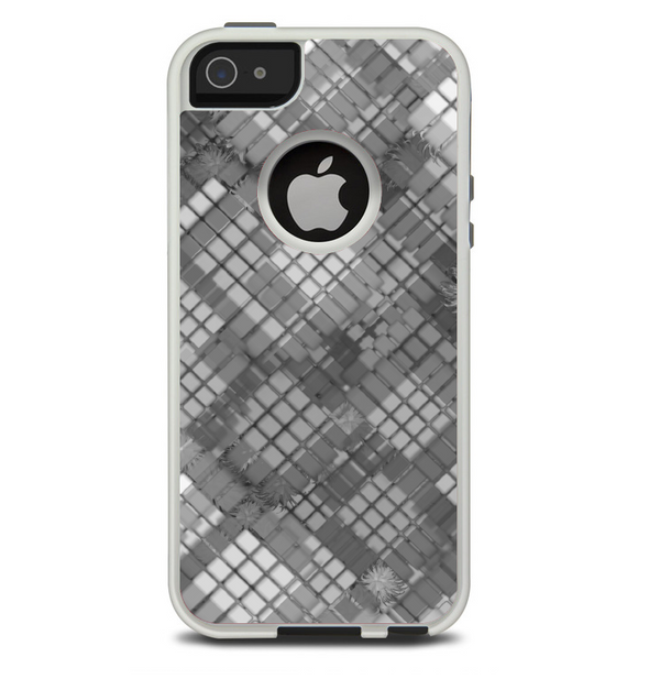 The Grayscale Layer Checkered Pattern Skin For The iPhone 5-5s Otterbox Commuter Case