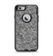 The Grayscale Flower Petals Apple iPhone 6 Otterbox Defender Case Skin Set