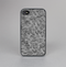 The Grayscale Flower Petals Skin-Sert for the Apple iPhone 4-4s Skin-Sert Case