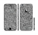 The Grayscale Flower Petals Sectioned Skin Series for the Apple iPhone 6s Plus