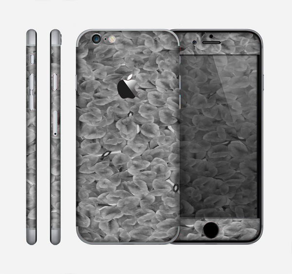 The Grayscale Flower Petals Skin for the Apple iPhone 6