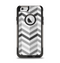 The Grayscale Gradient Chevron Zigzag Pattern Apple iPhone 6 Otterbox Commuter Case Skin Set