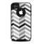 The Grayscale Gradient Chevron Zigzag Pattern Skin for the iPhone 4-4s OtterBox Commuter Case