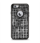 The Grayscale Lattice and Flowers Apple iPhone 6 Otterbox Defender Case Skin Set