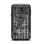 The Grayscale Lattice and Flowers Samsung Galaxy S5 Otterbox Commuter Case Skin Set