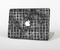 The Grayscale Lattice and Flowers Skin for the Apple MacBook Pro Retina 15"