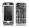 The Grayscale Lattice and Flowers Skin for the iPhone 5-5s OtterBox Preserver WaterProof Case