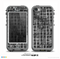 The Grayscale Lattice and Flowers Skin for the iPhone 5c nüüd LifeProof Case