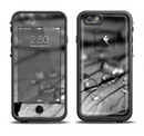The Grayscale Watered Leaf Apple iPhone 6/6s LifeProof Fre Case Skin Set