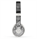 The Grayscale Watered Leaf Skin for the Beats by Dre Solo 2 Headphones