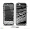 The Grayscale Watered Leaf Skin for the iPhone 5c nüüd LifeProof Case