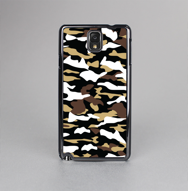 The Green-Tan & White Traditional Camouflage Skin-Sert Case for the Samsung Galaxy Note 3