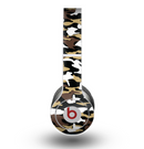 The Green-Tan & White Traditional Camouflage Skin for the Beats by Dre Original Solo-Solo HD Headphones