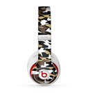 The Green-Tan & White Traditional Camouflage Skin for the Beats by Dre Studio (2013+ Version) Headphones