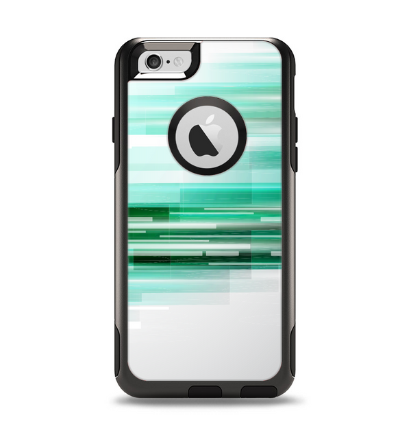 The Green Abstract Vector HD Lines Apple iPhone 6 Otterbox Commuter Case Skin Set