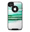 The Green Abstract Vector HD Lines Skin for the iPhone 4-4s OtterBox Commuter Case