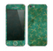 The Green And Gold Vintage Scissors Skin for the Apple iPhone 5s