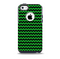 The Green & Black Chevron Pattern Skin for the iPhone 5c OtterBox Commuter Case