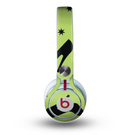 The Green & Black High-Heel Pattern V12 Skin for the Beats by Dre Mixr Headphones