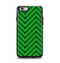 The Green & Black Sketch Chevron Apple iPhone 6 Otterbox Symmetry Case Skin Set