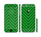The Green & Black Sketch Chevron Sectioned Skin Series for the Apple iPhone 6 Plus
