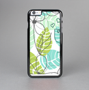 The Green & Blue Subtle Seamless Leaves Skin-Sert Case for the Apple iPhone 6 Plus
