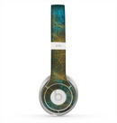 The Green, Blue and Brown Water Texture Skin for the Beats by Dre Solo 2 Headphones